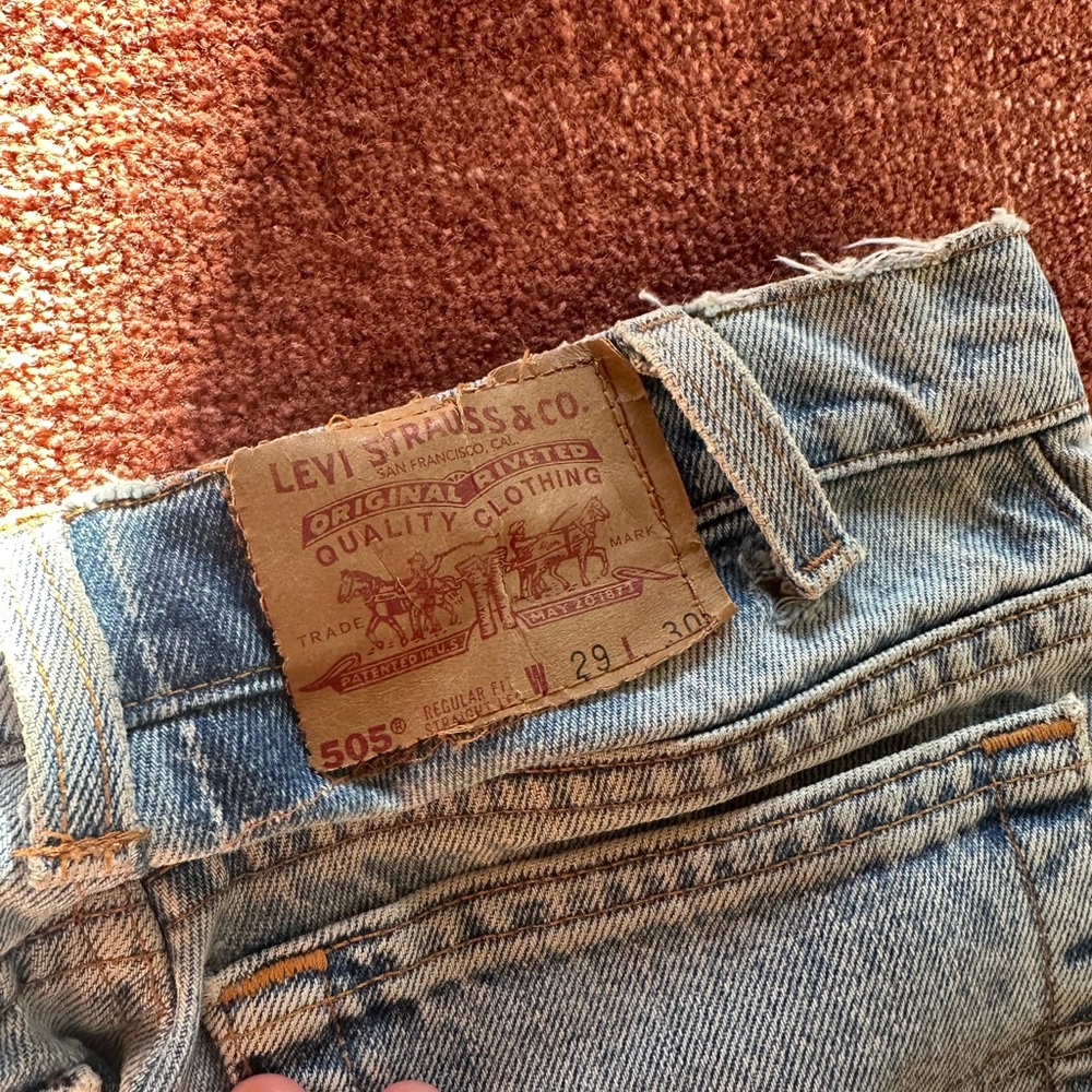 Vintage Levi's Classic Blue Denim Jeans